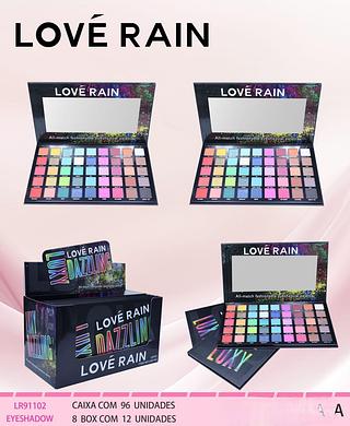 LOVE RAIN PALETA DE SOMBRA BOX 12 PÇ