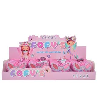 Estojo Paleta de Sombras Fofys Borboleta Infantil Vivai 4110