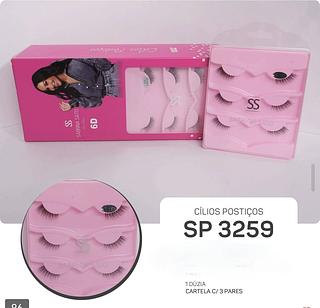 sabrina sato cilios 3 pares box 12 pç