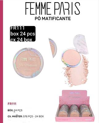 femme paris po compacto box 24 pç