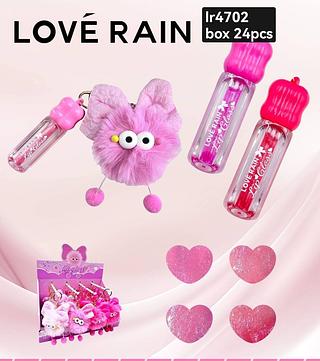 LOVE RAIN LIP GLOSS CHEVEIRO BOX 24 PÇ