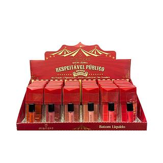 Batom Líquido Respeitável Público C/36 Unid - Mia Make (546)