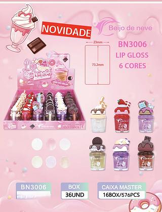 Beijo de neve Lip gloss box 36 pcs