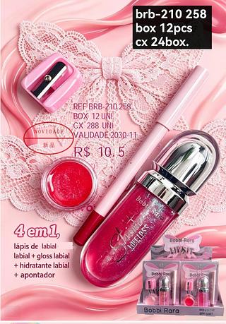 BOOBI RARA KIT LABIAL BOX 12 PÇ