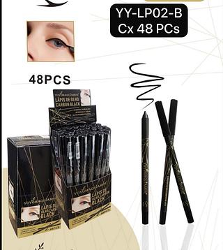 Yoyo Maquiamor Lapis de Olho Carbon Black box 48 pçs