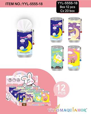 Yoyo Maquiamor Lenço Umedecido box 12 pçs