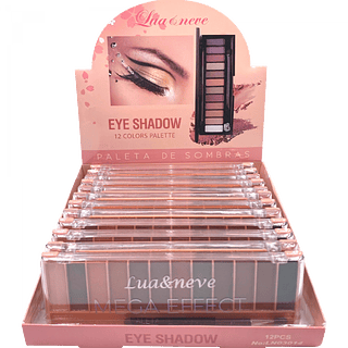 Lua&Neve Paleta de Sombras 12 Cores