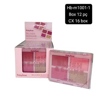 ruby rose blush e iluminador