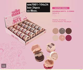 Wike make sombras box 24 pçs