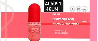alleva body splash cx 48 pç