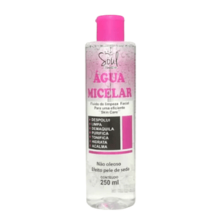 Água Micelar Soul Cosméticos 250ml box 12 pç