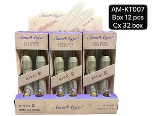 amor e anjo corretivo kit com 2 box 12pç