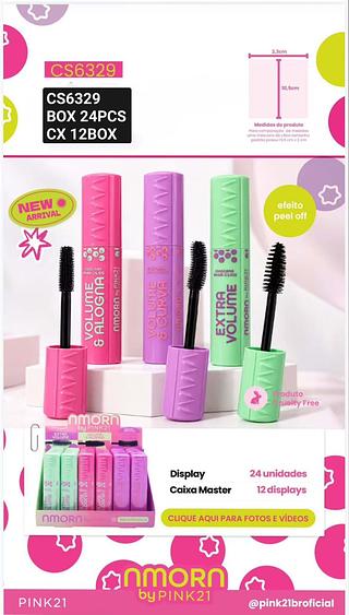 PINK21 MÁSCARA DE CÍLIOS BOX / 24PÇS
