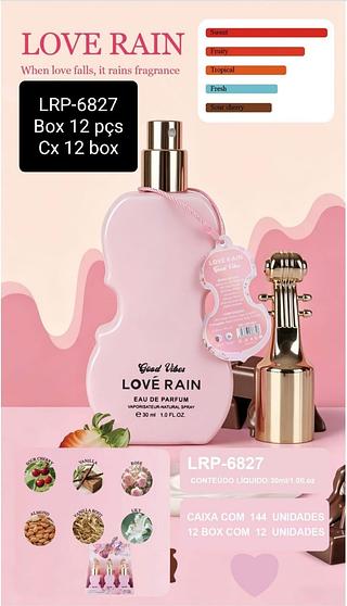 love rain perfume box 12 pç