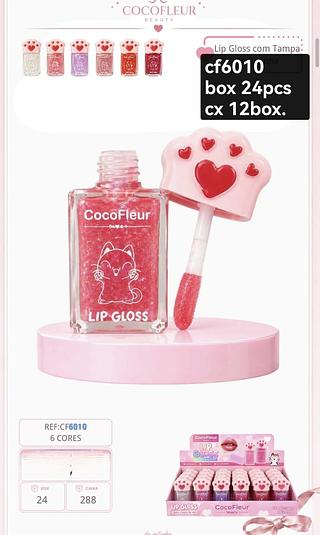 cocofleur lip gloss box 24 pç