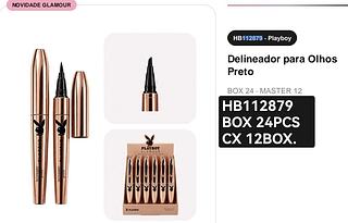 Playboy delineado de olhos box 24 pçs