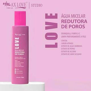 ÁGUA MICELAR REDUTORA DE POROS MAX LOVE 290 ML*