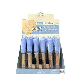 Corretivo Líquido Niacinamida Médio C/30 Unid - Miss Lary (VB003M)