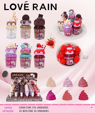 Love rain Lip gloss box 24 pçs