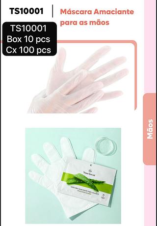 Toque Special Mascara para as Mãos BOX 10 PÇS