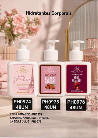 phallebeauty hidratante coporais cx 48 pç