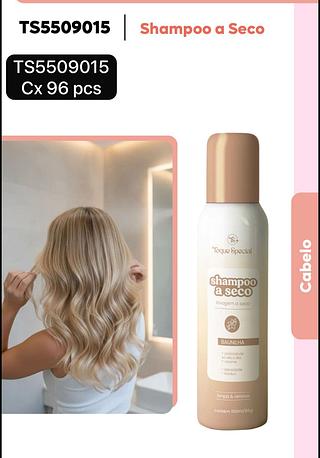 toque especial shapoo a seco vanilla cx96 pç