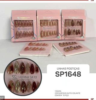 Unha Sabrina sato box 12 pc