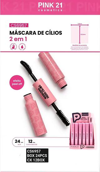 PINK21 MÁSCARA DE CÍLIOS BOX / 24PÇS