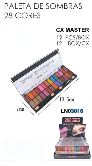 Lua e neve paleta de sombras box 12 pc