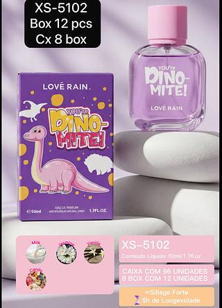 love rain perfume dino box 12 pç