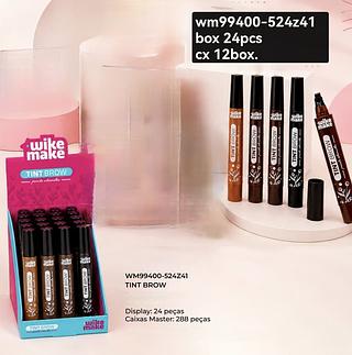 Wike make caneta de sobrancelhas Box 24 pçs