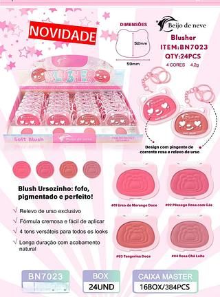 Beijo de neve blush box 24 pçs