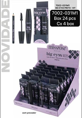 miss rose kit de olhos box 24 pç
