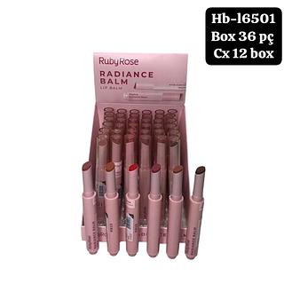 Ruby rose Radiance balm boxc 36 pç