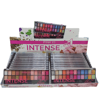 Pink 21 Paleta De Sombras +glitter Intense 21