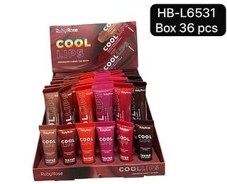 Ruby Rose Hidratante Labial box 36 pçs
