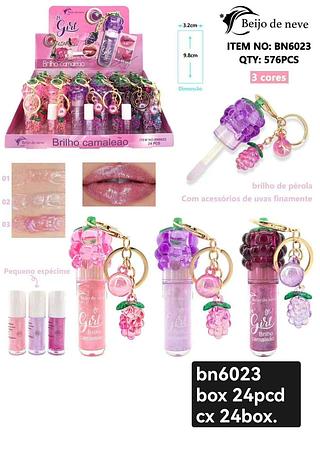 Beijo de neve Lip gloss box 24 pçs