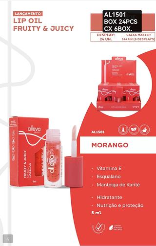 alleva lip gloss box 24 pç