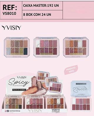 yvisy paleta sombra box 24 pç