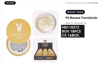Playboy pó banana box 18 pc