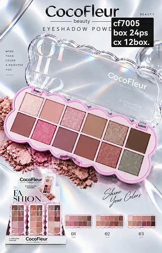 cocoufleur paleta de sombra box 24 pç