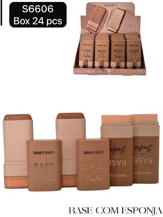 Sarah´s Beauty Base com Esponja box 24 pçs