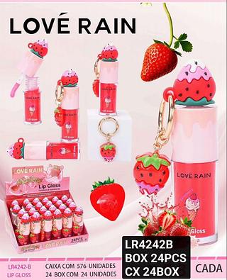 Love rain Lip gloss box 24 pçs