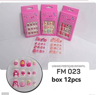 sabrina sato unhas infantil box 24 pç