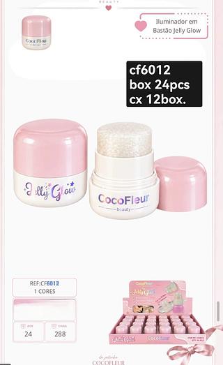cocofleur iluminador box 24 pç