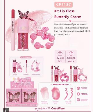 Cocofleur Lip gloss+ lápis box 12 pc