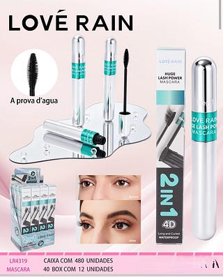 Love rain mascara de cílios box 12 pçs
