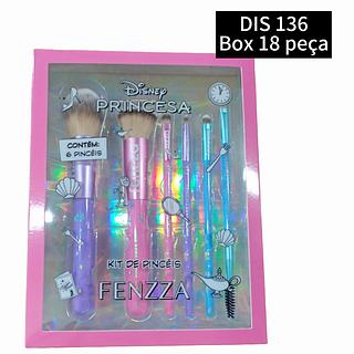 fenzza kit de pincel box 18 pç