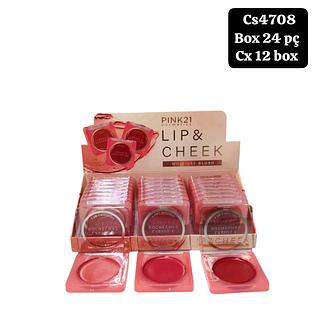 pink21 blush cremoso box 24 pç