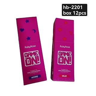 Ruby Rose Lapis para Olhos colorido box 12 pçs